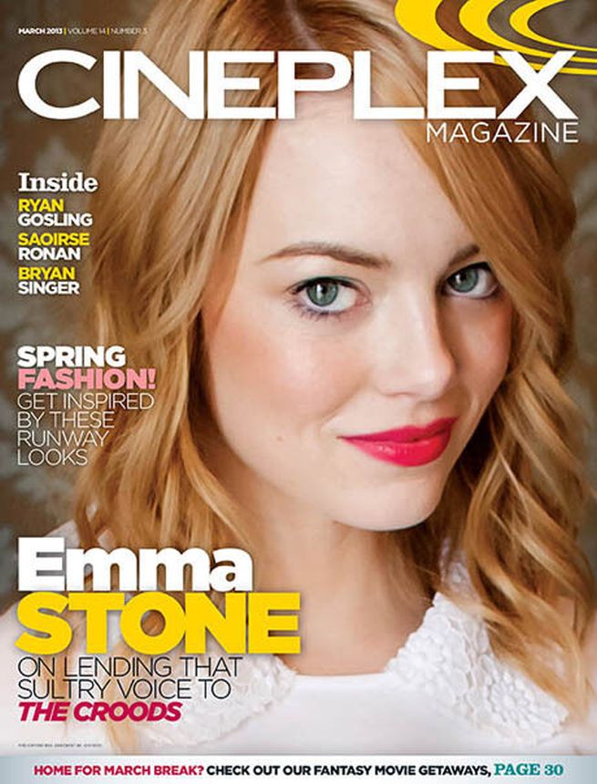 CINEPLEX magazine cover  Vol 14 # 3 March 2013