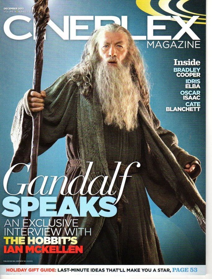 CINEPLEX magazine cover  Vol 14 # 12 December 2013