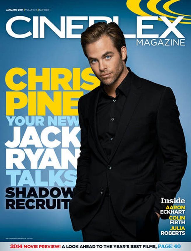CINEPLEX magazine cover  Vol 15 # 1 January 2014