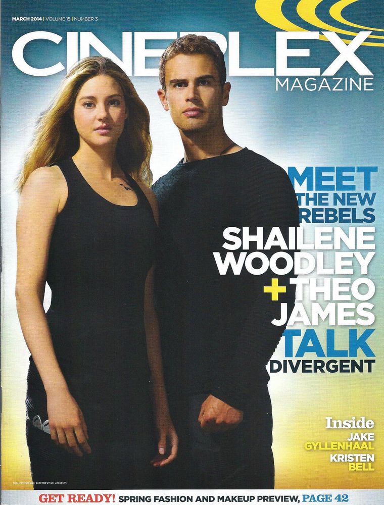 CINEPLEX magazine cover  Vol 15 # 3 March 2014