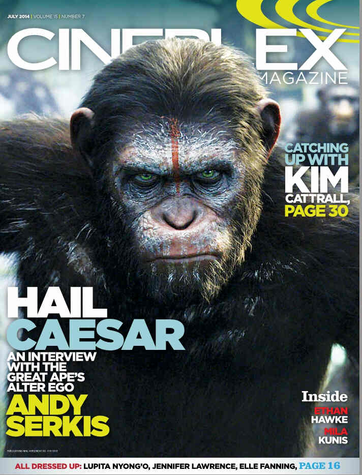 CINEPLEX magazine cover  Vol 15 # 7 July 2014