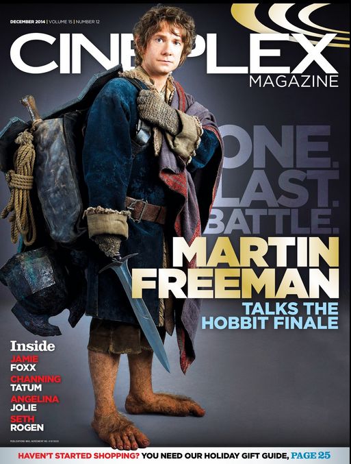 CINEPLEX magazine cover December 2014