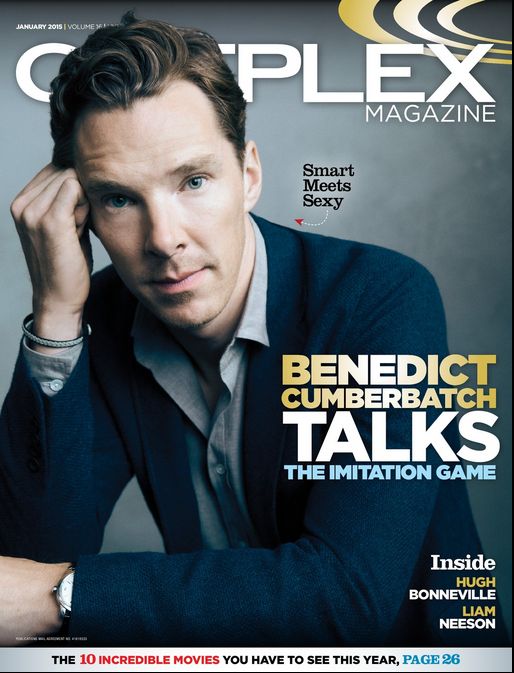 CINEPLEX magazine cover January 2015