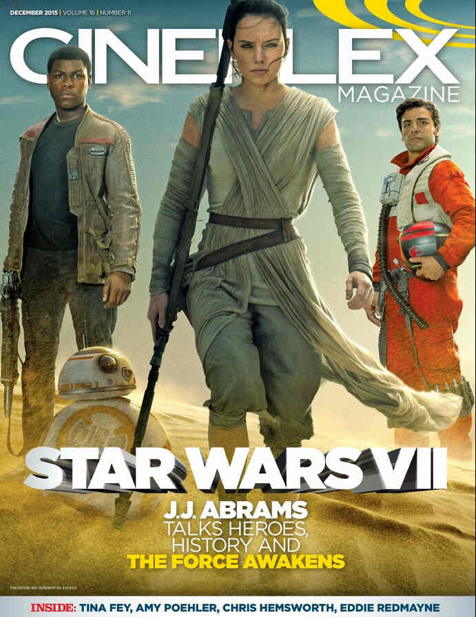 CINEPLEX magazine cover December 2015