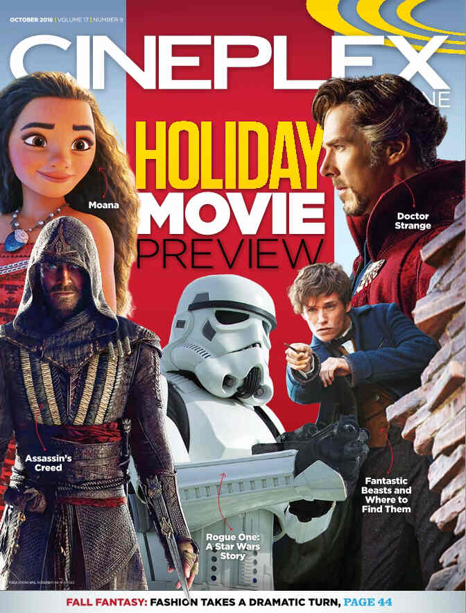 CINEPLEX magazine cover October 2016