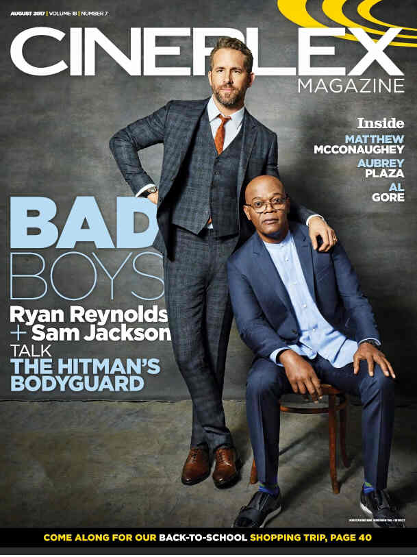 CINEPLEX magazine cover August 2017