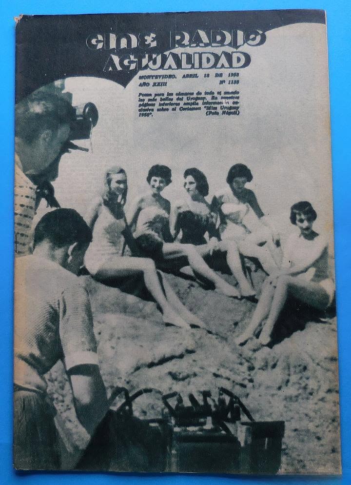 CINE RADIO ACTUALIDAD magazine side cover Issue 1135 18 April 1968