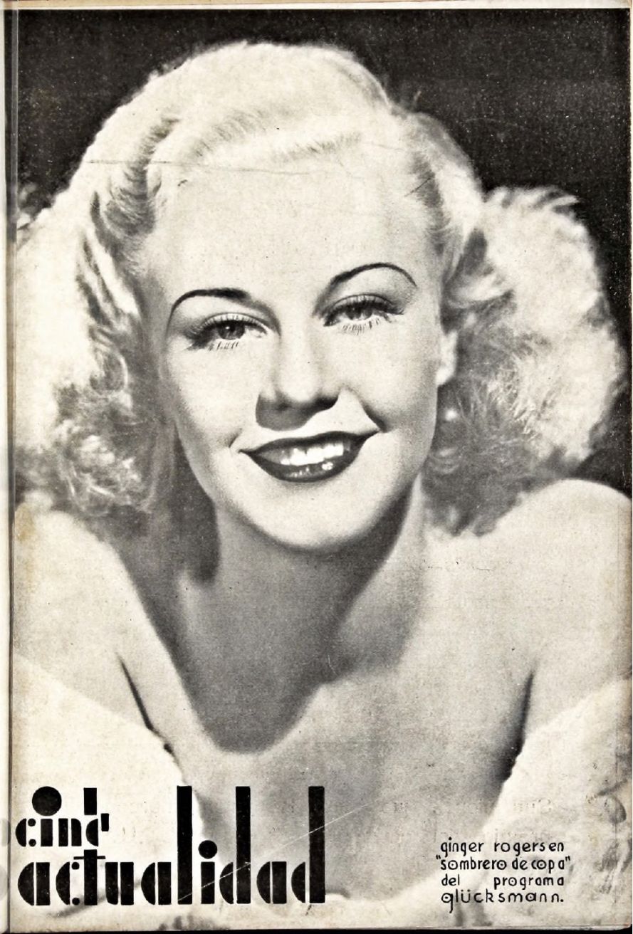 CINE RADIO ACTUALIDAD magazine side cover Issue 3 2 May 1936