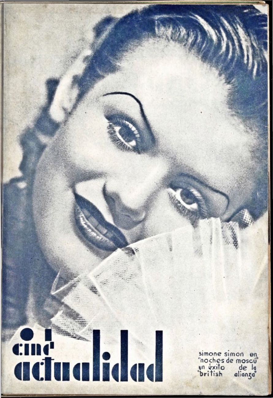 CINE RADIO ACTUALIDAD magazine side cover Issue 4 15 May 1936