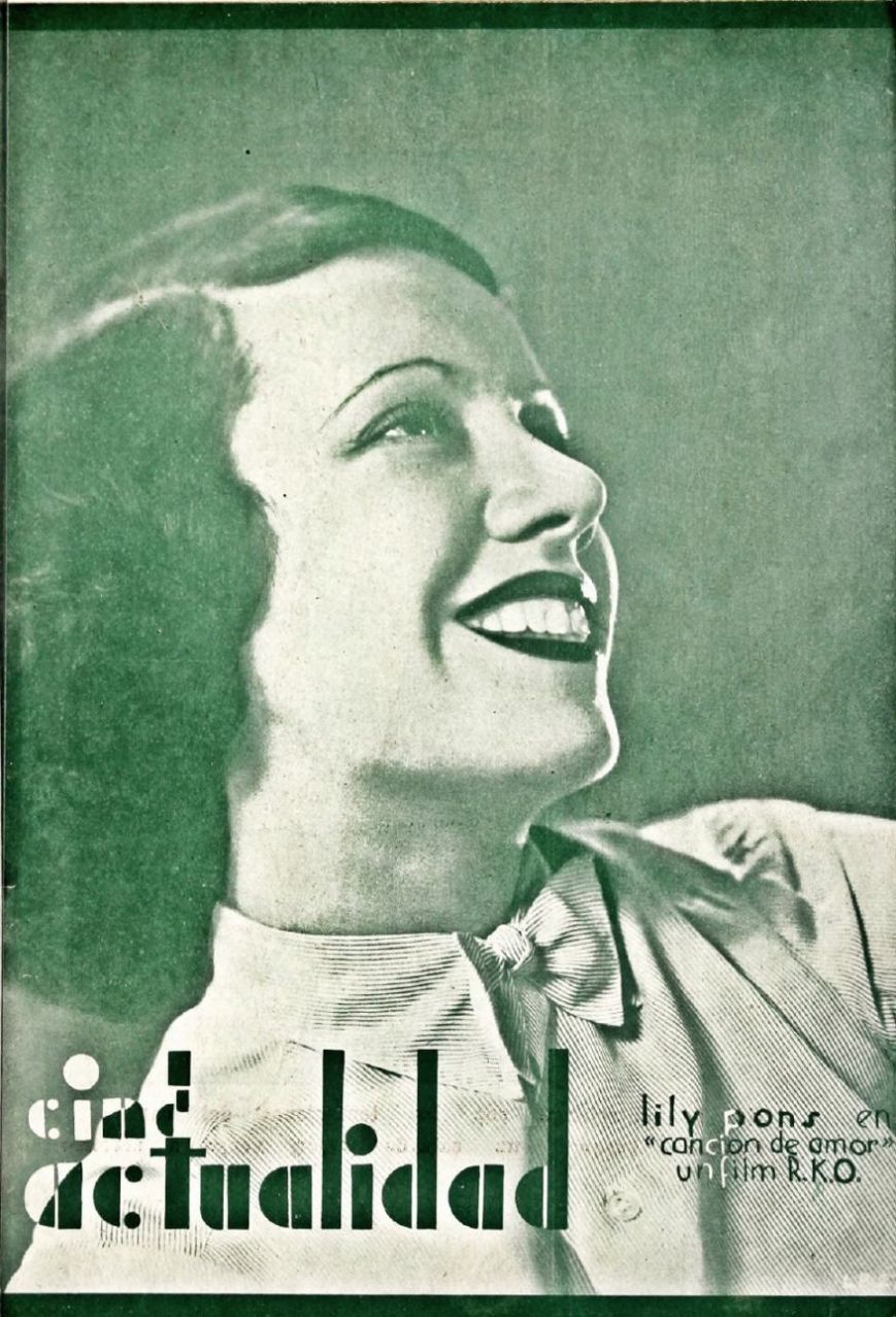 CINE RADIO ACTUALIDAD magazine side cover Issue 5 29 May 1936
