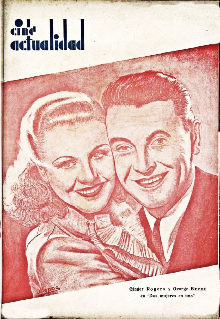 CINE RADIO ACTUALIDAD magazine side cover Issue 7 27 June 1936