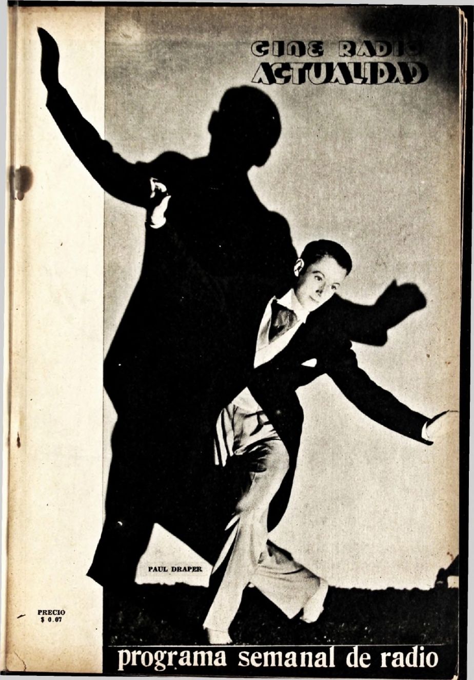 CINE RADIO ACTUALIDAD magazine side cover  Vol 2 No  31 15 January 1937