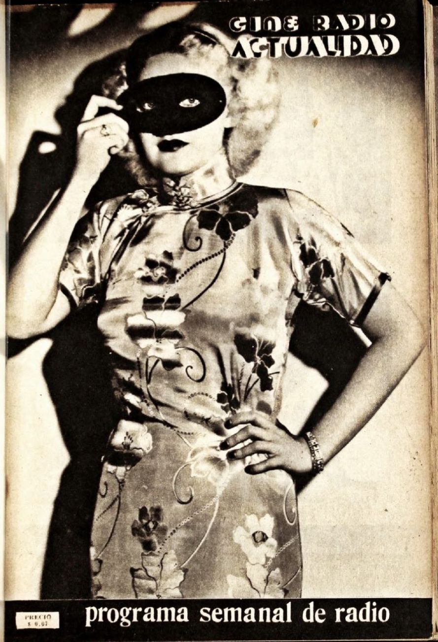 CINE RADIO ACTUALIDAD magazine side cover  Vol 2 No  35 12 February 1937