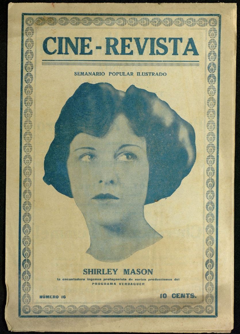 CINE-REVISTA magazine side cover Issue 16 31 December 1921