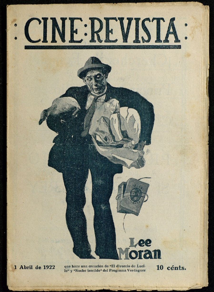 CINE-REVISTA magazine side cover Issue 28 1 April 1922