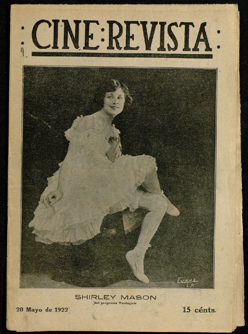 CINE-REVISTA magazine side cover Issue 35 20 May 1922