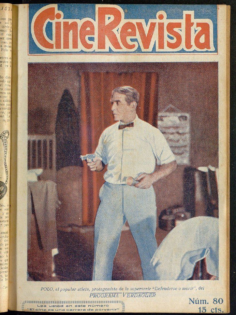 CINE-REVISTA magazine side cover Issue 80   1923