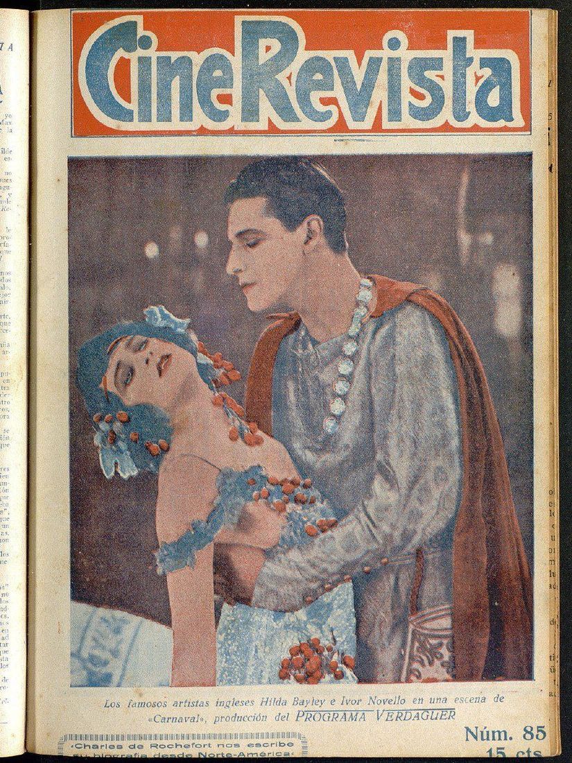 CINE-REVISTA magazine side cover Issue 85   1923