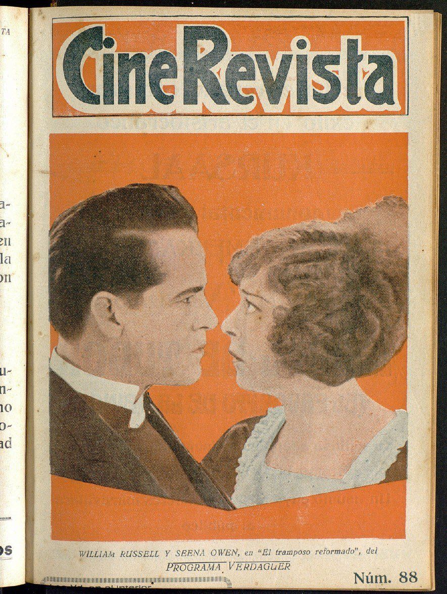 CINE-REVISTA magazine side cover Issue 88   1923