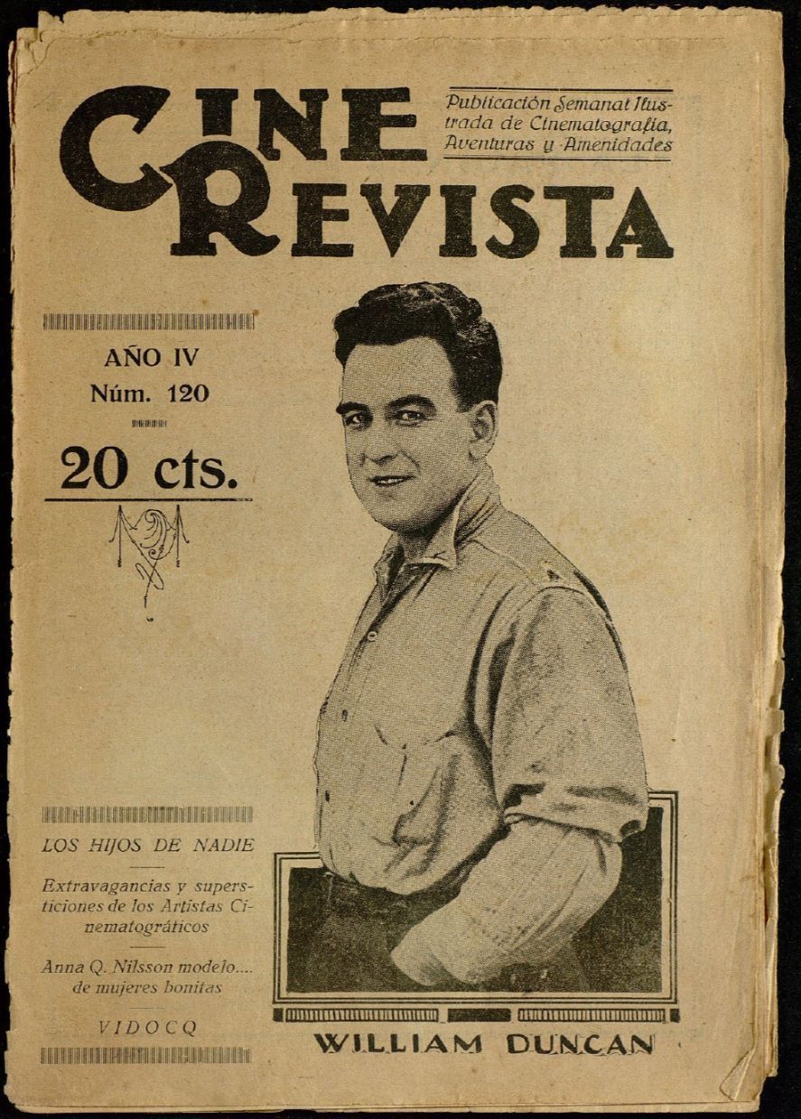 CINE-REVISTA magazine side cover Issue 120 26 January 1924