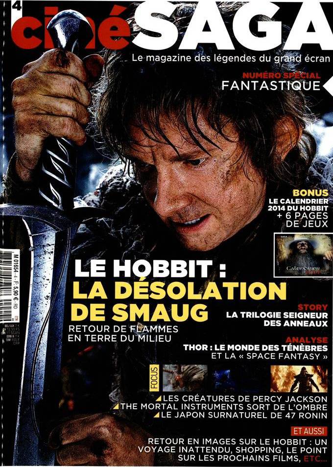 CINE SAGA magazine cover Issue 4 December 2013