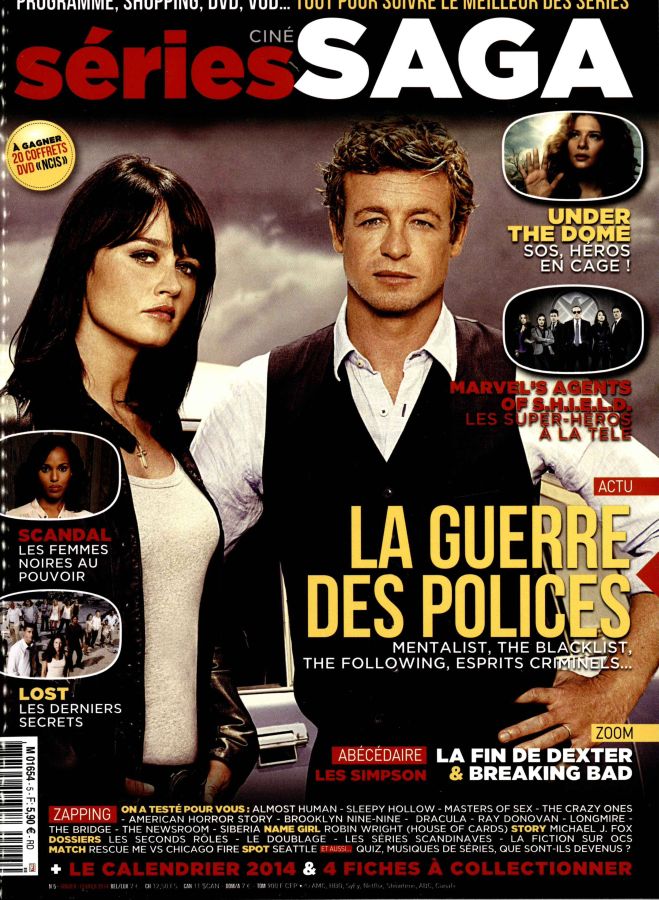 CINE SAGA magazine cover Issue 5 January/February 2014