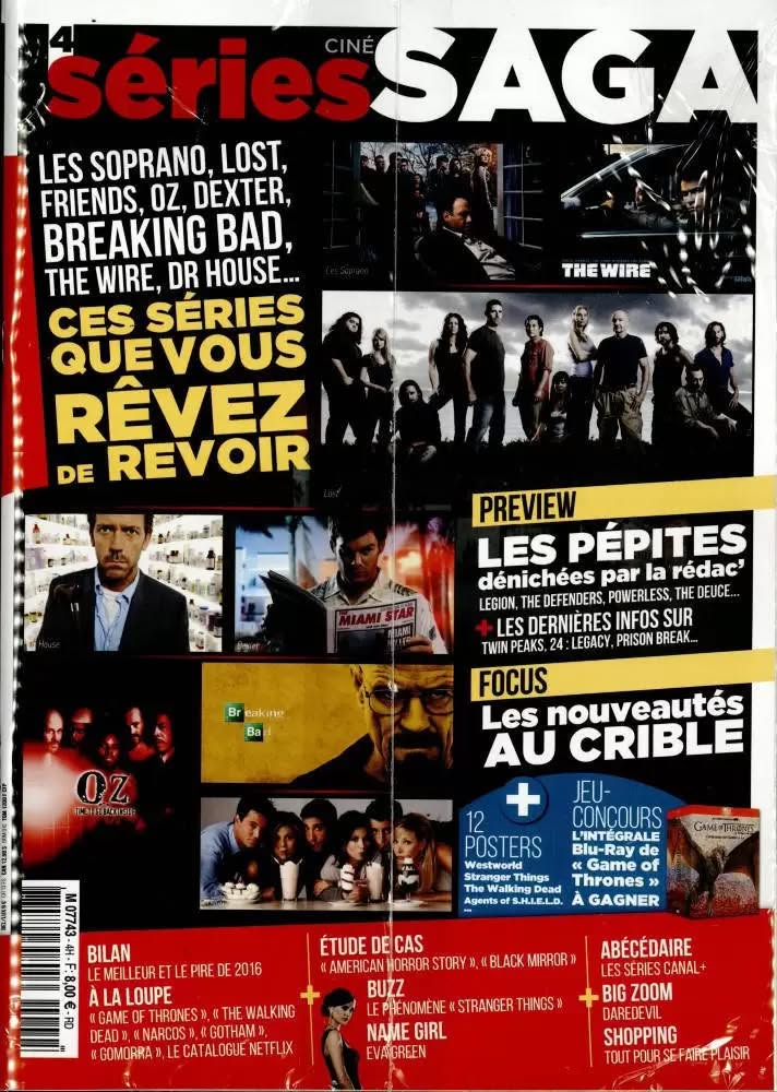 CINE SAGA magazine cover Issue 4  Special   2016