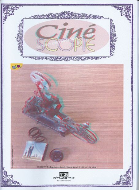 CINESCOPIE magazine side cover Issue 28 December 2012