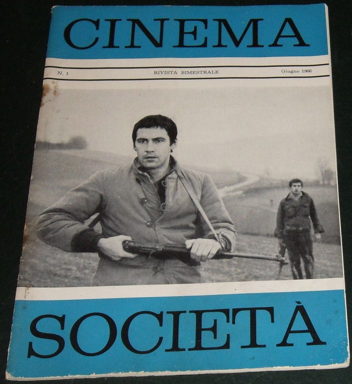 CINEMA SOCIETA magazine side cover Issue 1 June 1966
