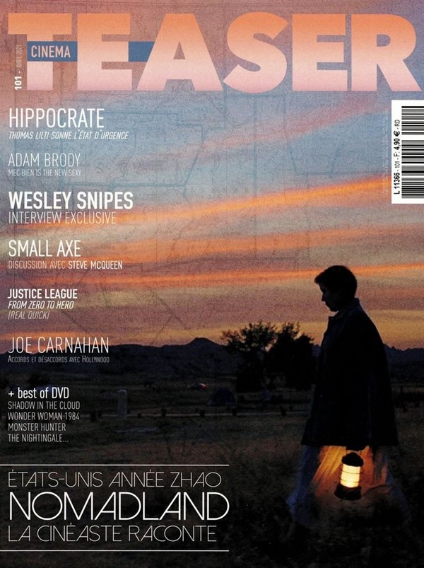 CINEMA TEASER magazine side cover Issue 101  April 2021