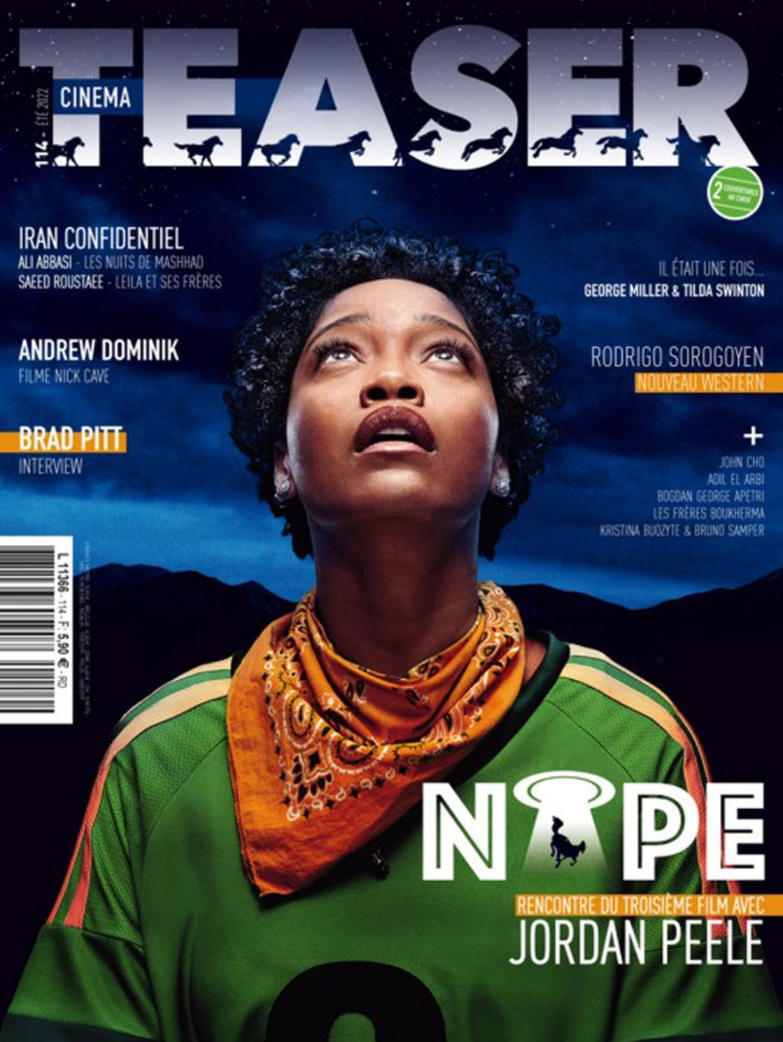 CINEMA TEASER magazine side cover Issue 114  July 2022