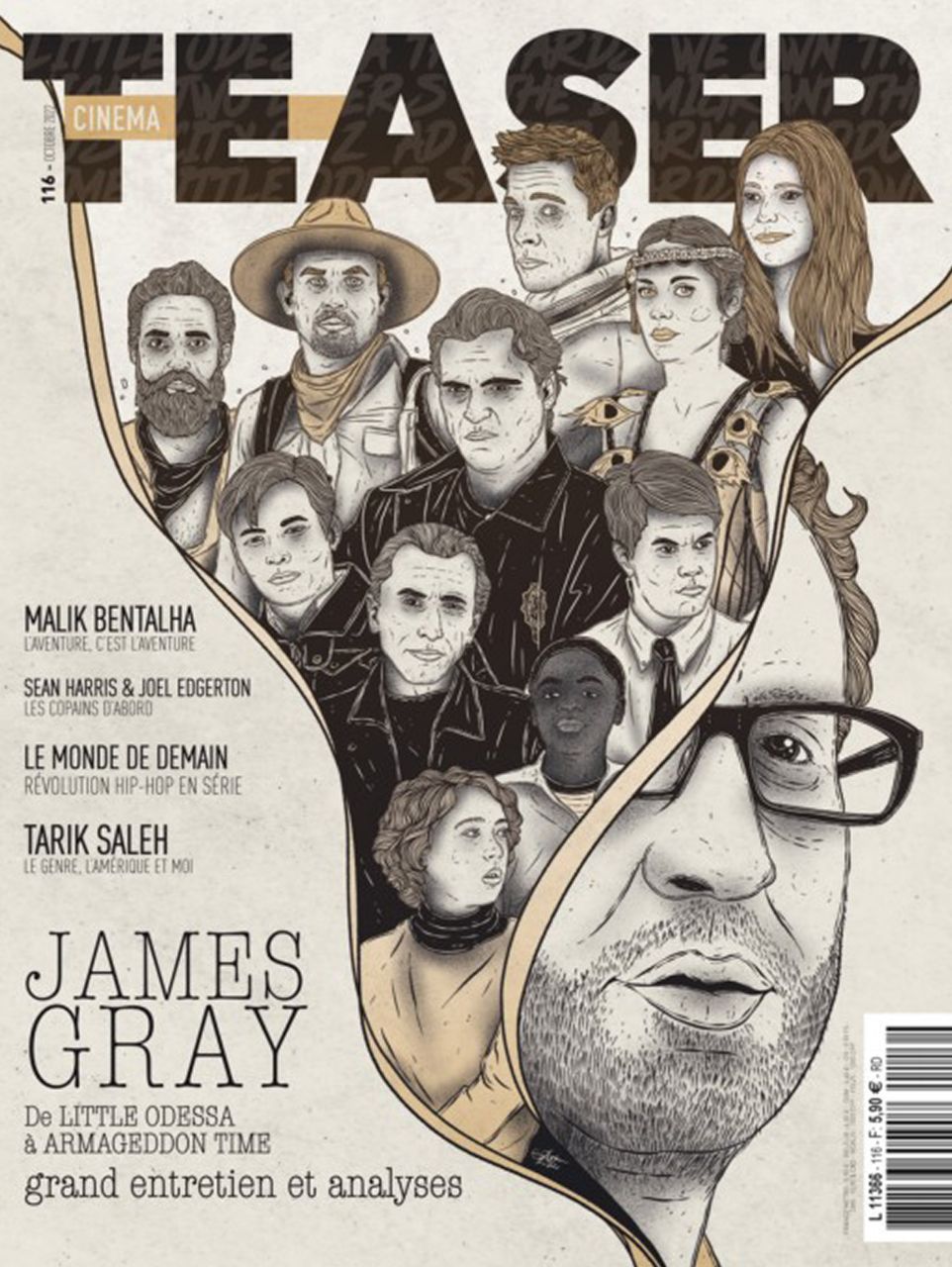 CINEMA TEASER magazine side cover Issue 116  October 2022