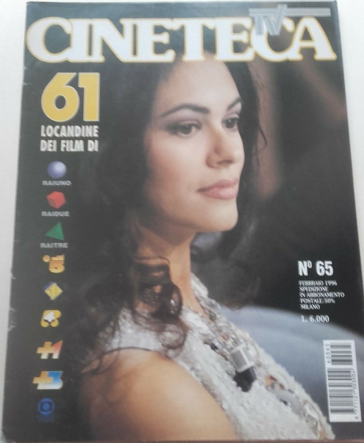 CINETECA TV magazine cover Issue 65  February 1996