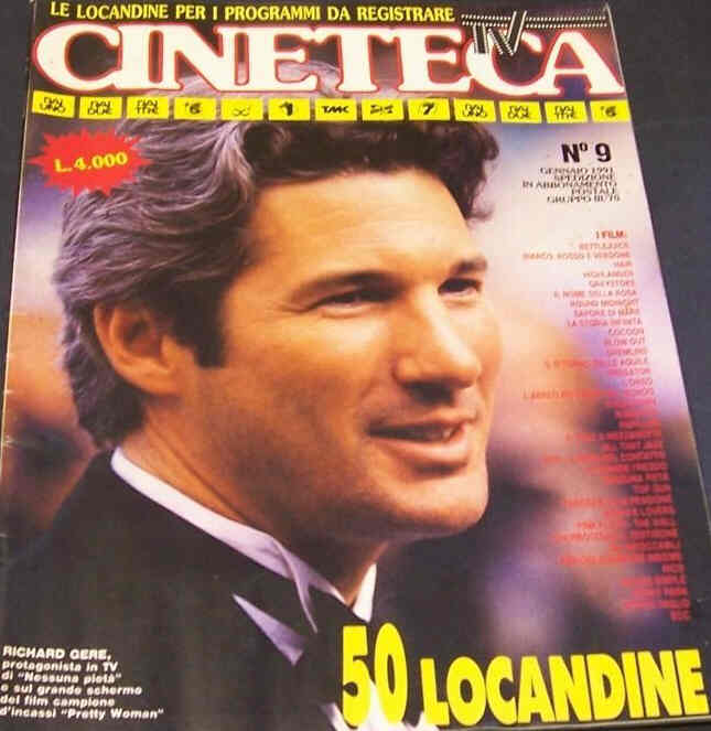 CINETECA TV magazine cover Issue 9 January 1991
