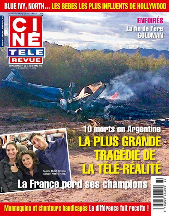 CINE TELE REVUE magazine side cover Issue 10 12 March 2015