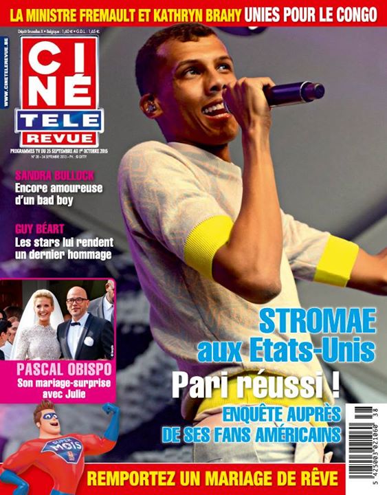 CINE TELE REVUE magazine side cover Issue 38 24 September 2015