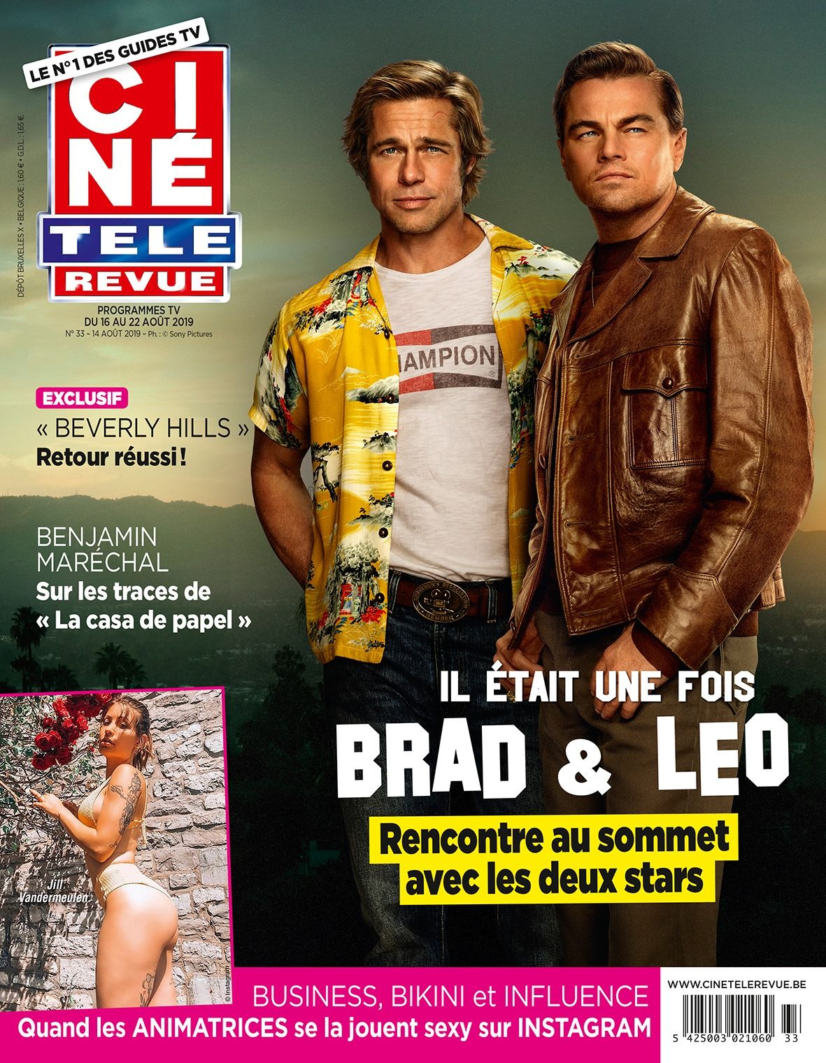 CINE TELE REVUE magazine side cover Issue 33 14 August 2019