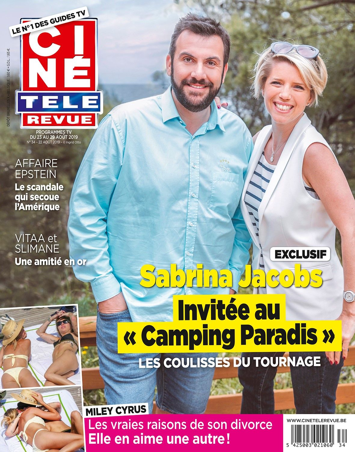 CINE TELE REVUE magazine side cover Issue 34 22 August 2019