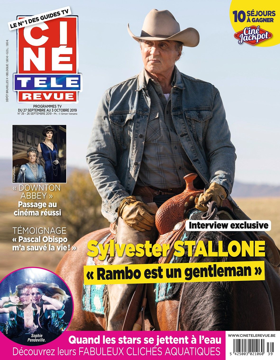 CINE TELE REVUE magazine side cover Issue 39 26 September 2019