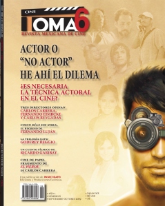 CINE TOMA magazine cover Issue 6 September/October 2009