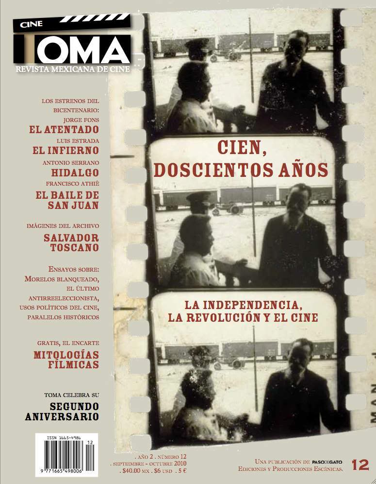 CINE TOMA magazine cover Issue 12 September/October 2010
