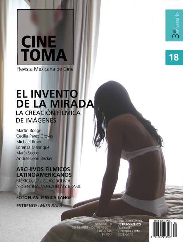 CINE TOMA magazine cover Issue 18 September/October 2011