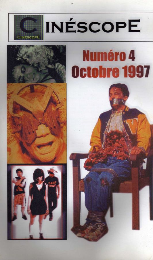 CINESCOPE/CINETRANGE magazine cover Issue 4 October 1997