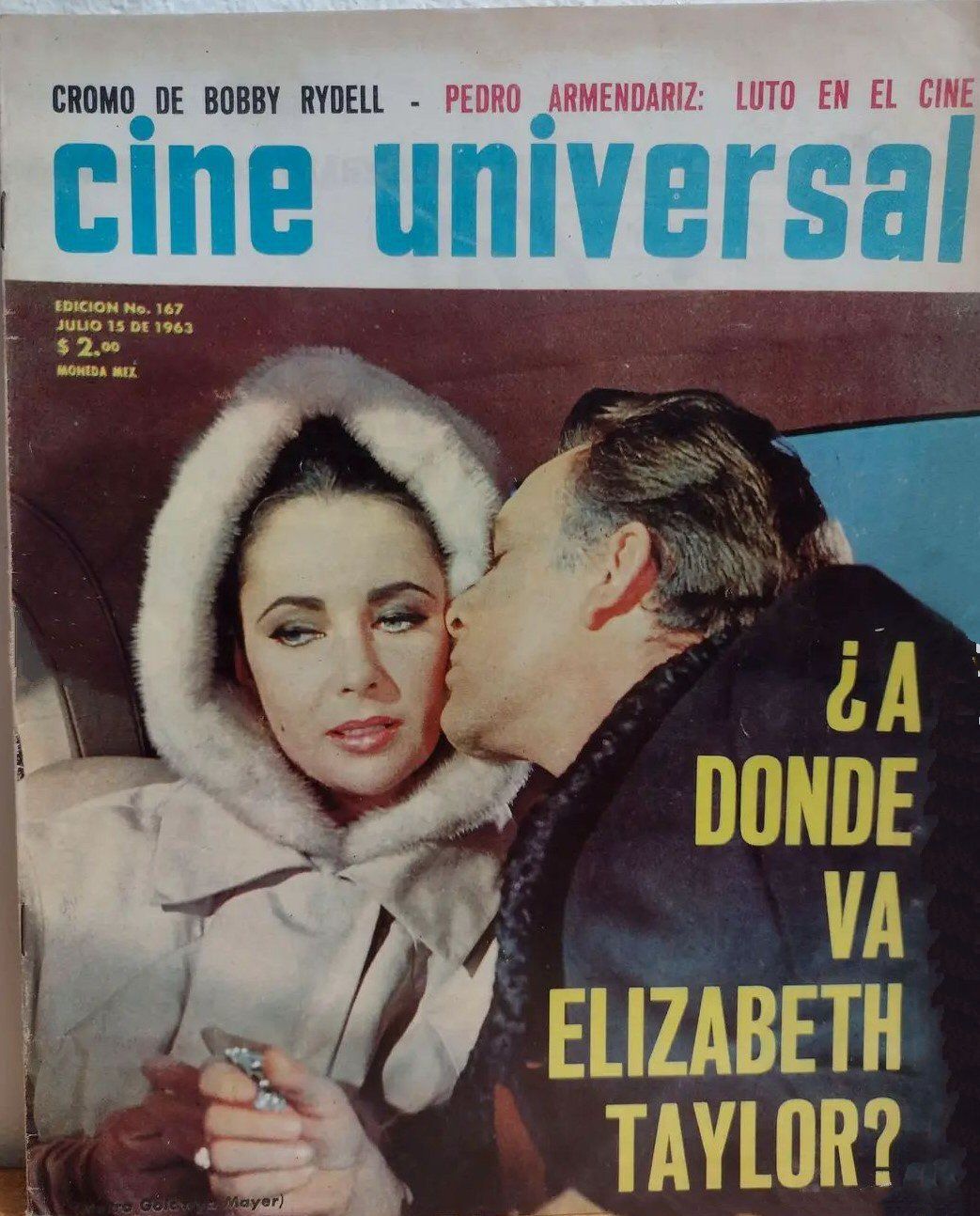 CINE UNIVERSAL magazine cover Issue 167 15 July 1963