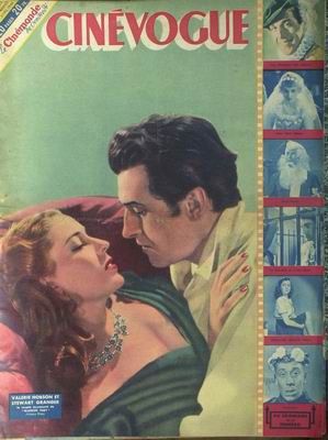 CINEVOGUE magazine side cover Issue 103 16 April 1948