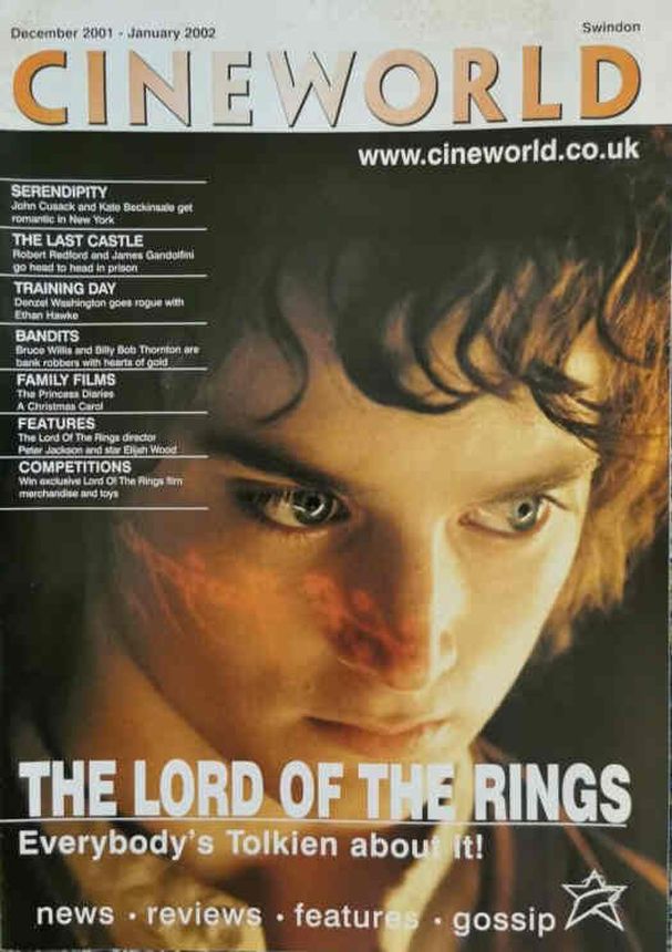 CINEWORLD magazine cover December 2001