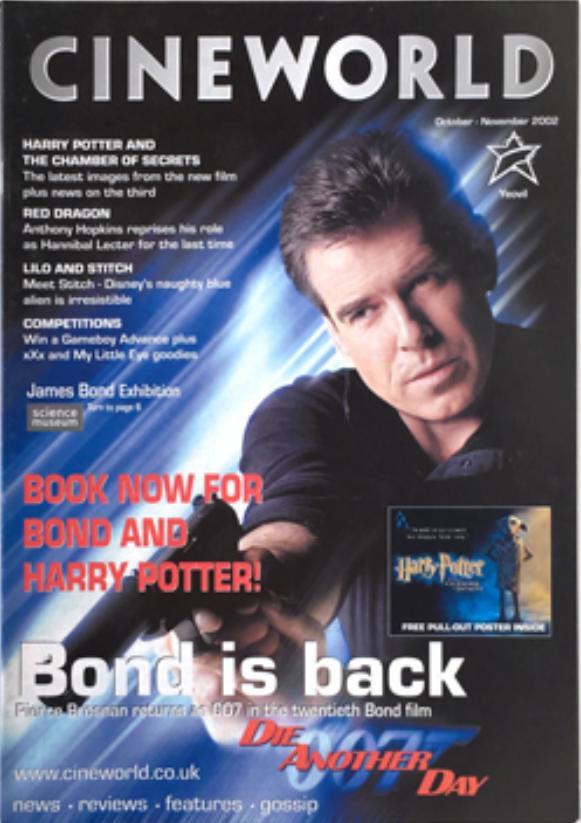 CINEWORLD magazine cover October/November 2002