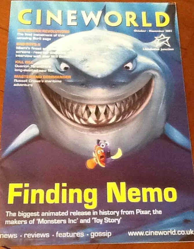 CINEWORLD magazine cover October/November 2003