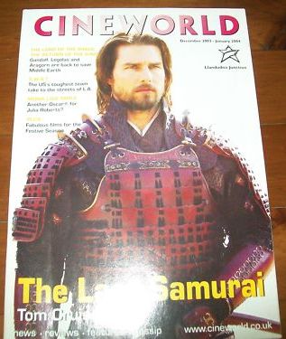 CINEWORLD magazine cover December 2003