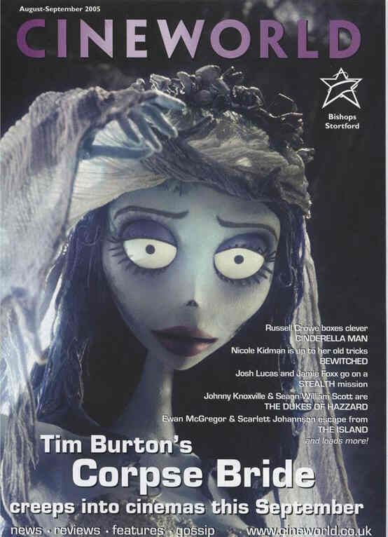 CINEWORLD magazine cover August/September 2005